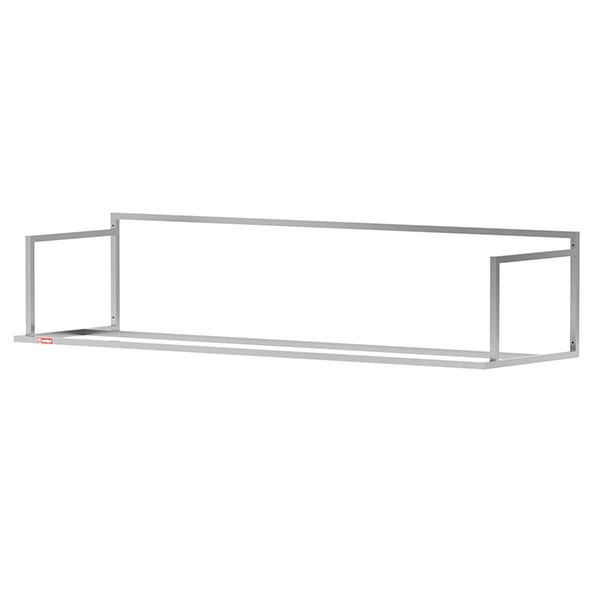 Raft depozitare - etajera otel inox pentru cosuri masina de spalat, suspendat de perete, dimensiuni 2100x600x350 mm