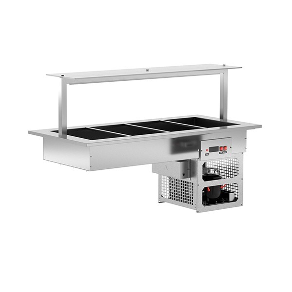 Modul autoservire drop-in drop-in cuva refrigerata , Lungime 1500  mm