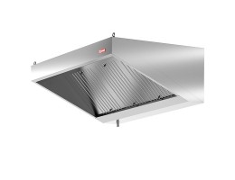 Hota profesionala inox model Snack, de perete, motor incorporat, functie de extractie, dim 1800x900x450 mm