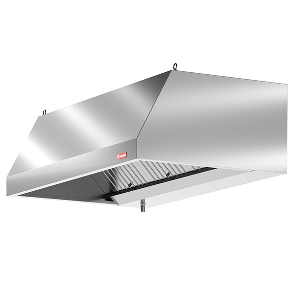 Hota profesionala inox model ProLine, de perete, functie de extractie, dim 2200x900x450 mm