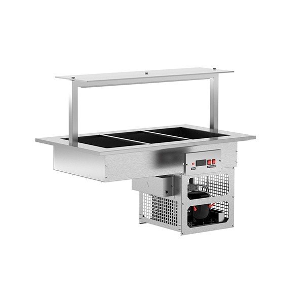 Modul autoservire drop-in drop-in cuva refrigerata , Lungime 1200  mm