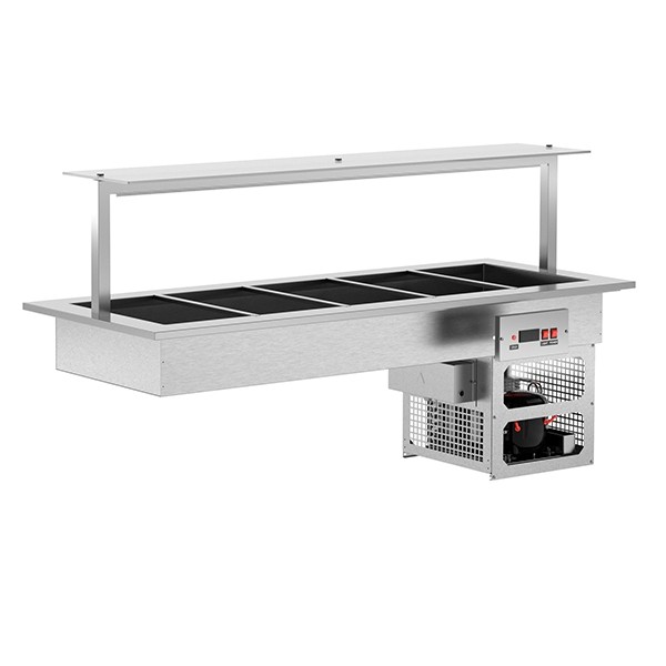 Modul autoservire drop-in drop-in cuva refrigerata , Lungime 1800  mm