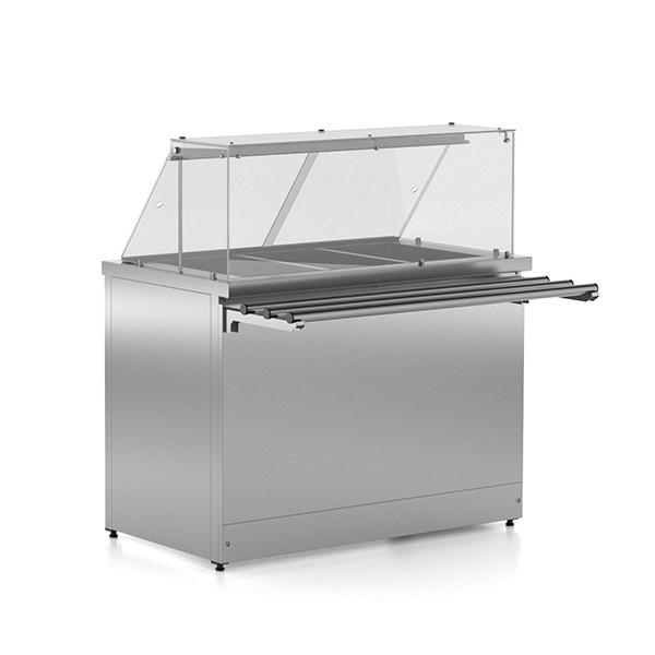 Modul autoservire independent bain-marie , Lungime 1200  mm
