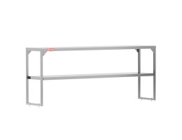 Suprastructura inox cu 2 polite, dimensiuni 900x300x600 mm