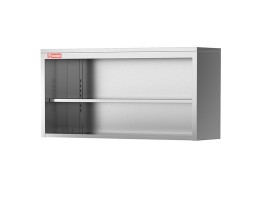 Dulap inox pentru depozitare, suspendat de perete, fara usi, dimensiuni 1400x400x700 mm