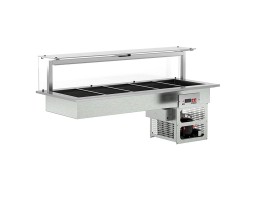 Modul autoservire drop-in drop-in cuva refrigerata , Lungime 1800  mm